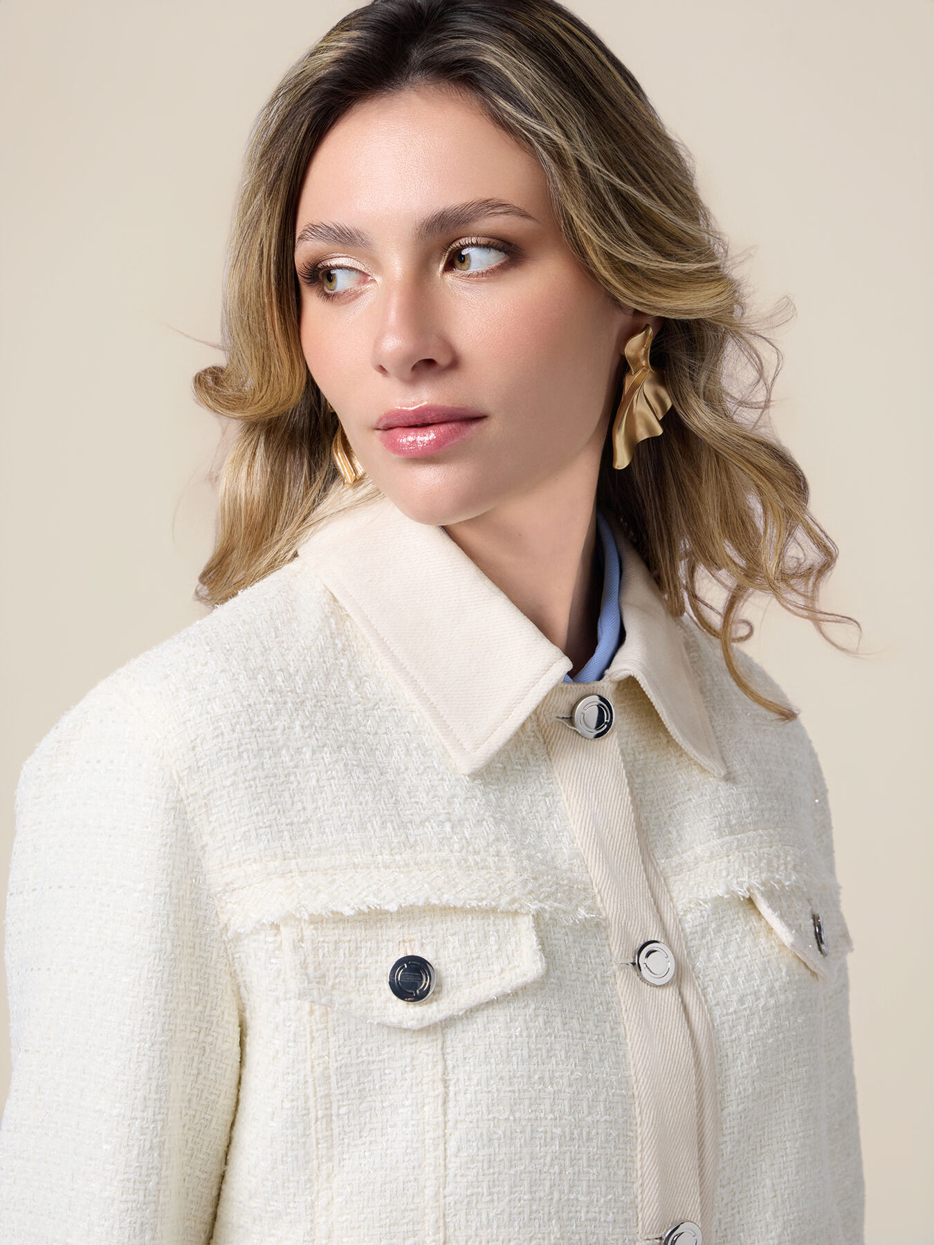Veste courte en tweed image number 2