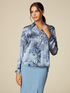 Camicia in raso fantasia image number 0