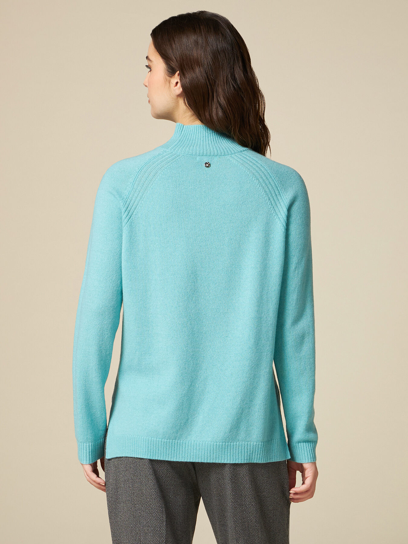 Cashmere blend turtleneck sweater image number 1