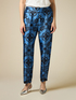Patterned satin trousers image number 3