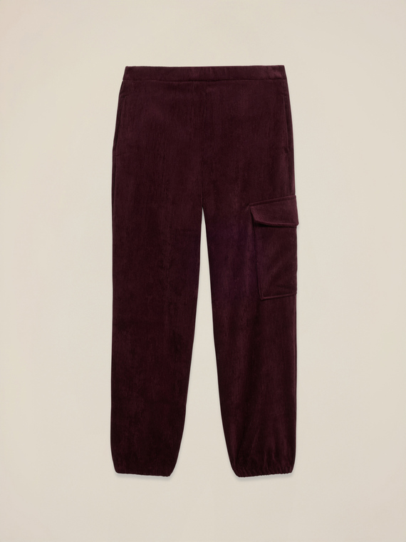 Pantalones cargo de pana