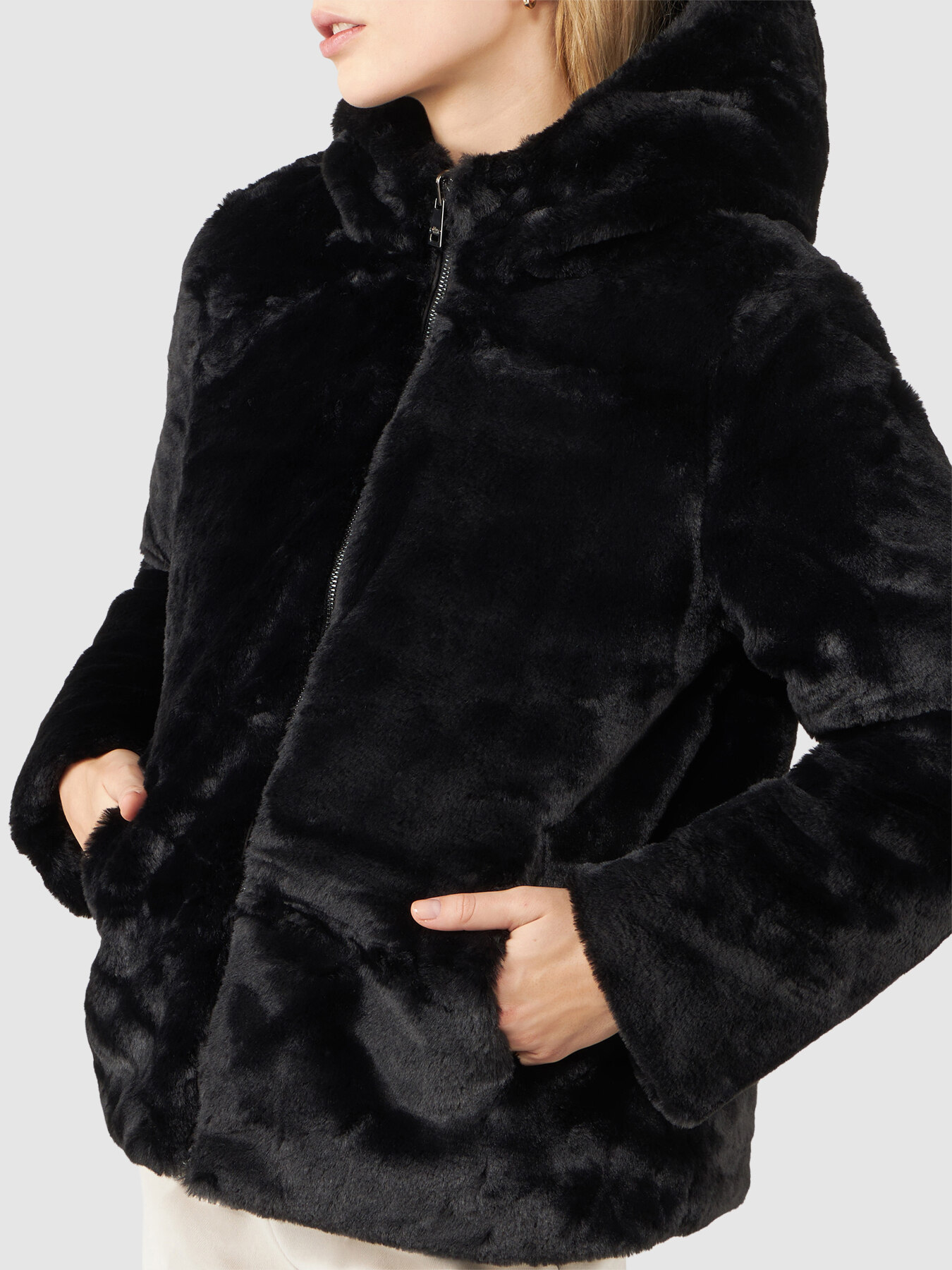 Pelliccia sintetica reversibile image number 6