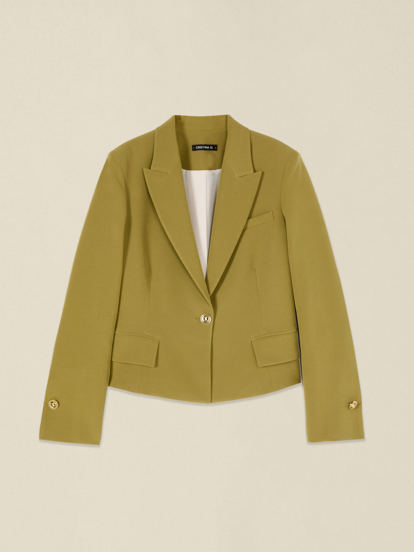 Blazer corto monopetto image number 3