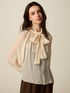 Long sleeve blouse with bow image number 0