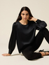 Bluse aus Satin mit Schmuckdetail image number 0