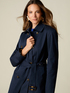 Double-breasted trench coat with belt image number 2