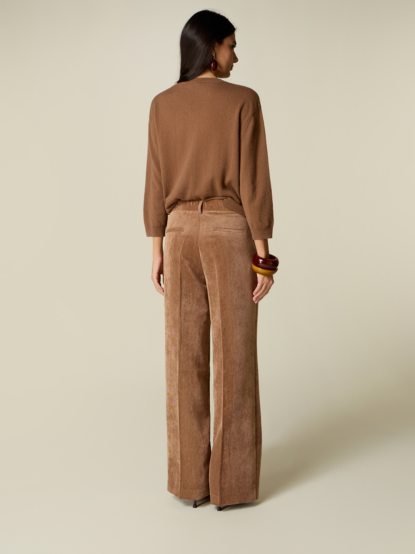 Palazzo-Hose aus Cord image number 1