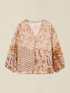 Blouse fantaisie m&eacute;lange lyocell image number 3