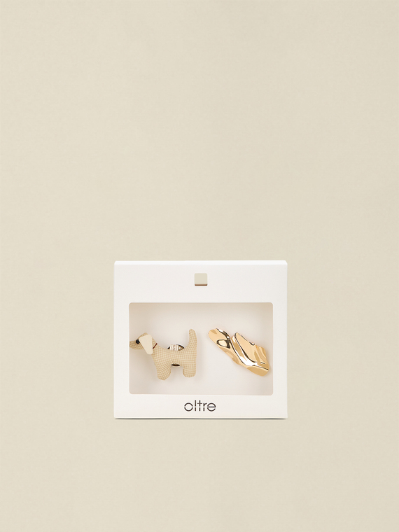 Lot de deux broches