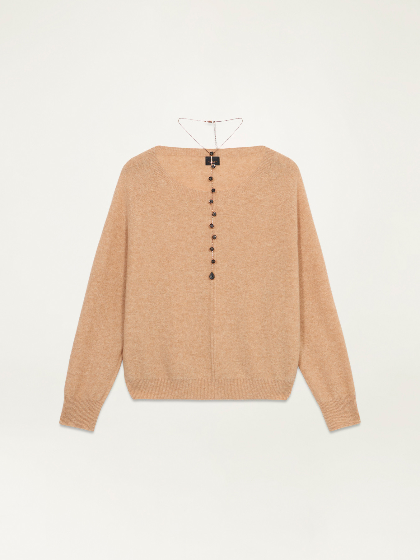 Pullover mit rundem Ausschnitt aus Wolle/Kaschmir image number 3