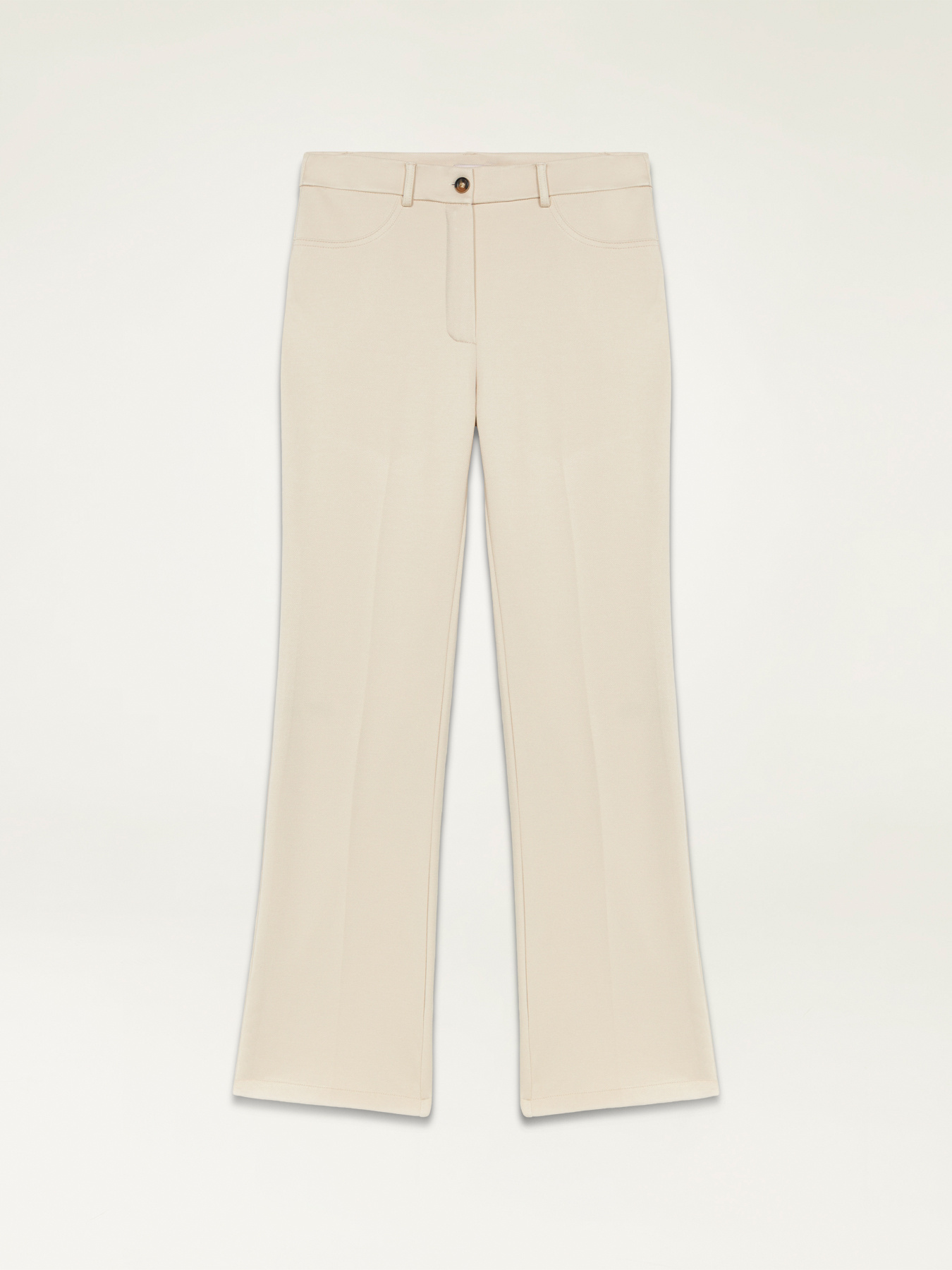 Pantalon flared en maille Milano image number 4