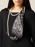 Robe &eacute;vas&eacute;e avec d&eacute;tail foulard image number 2