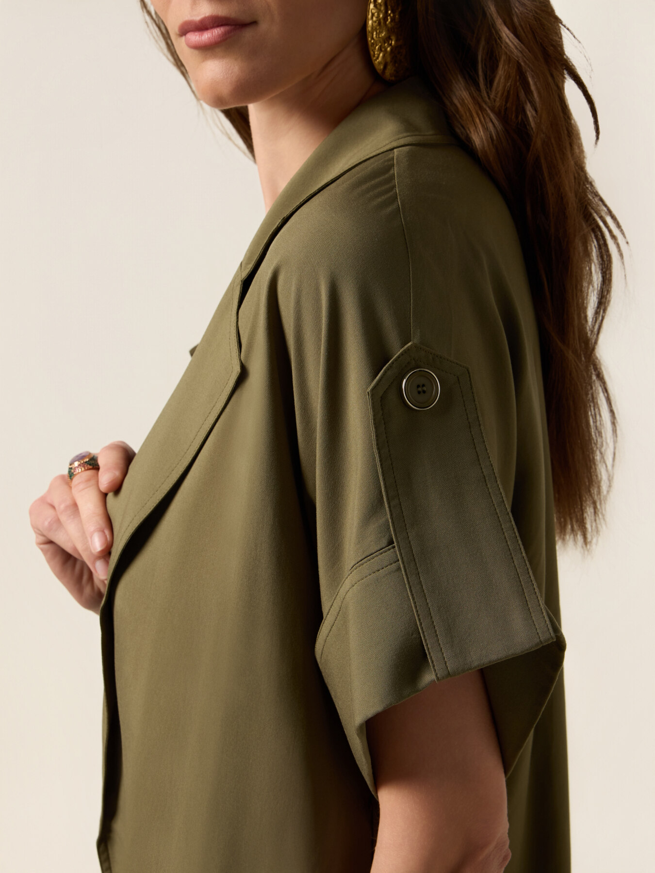 Chemise kimono avec ceinture image number 2