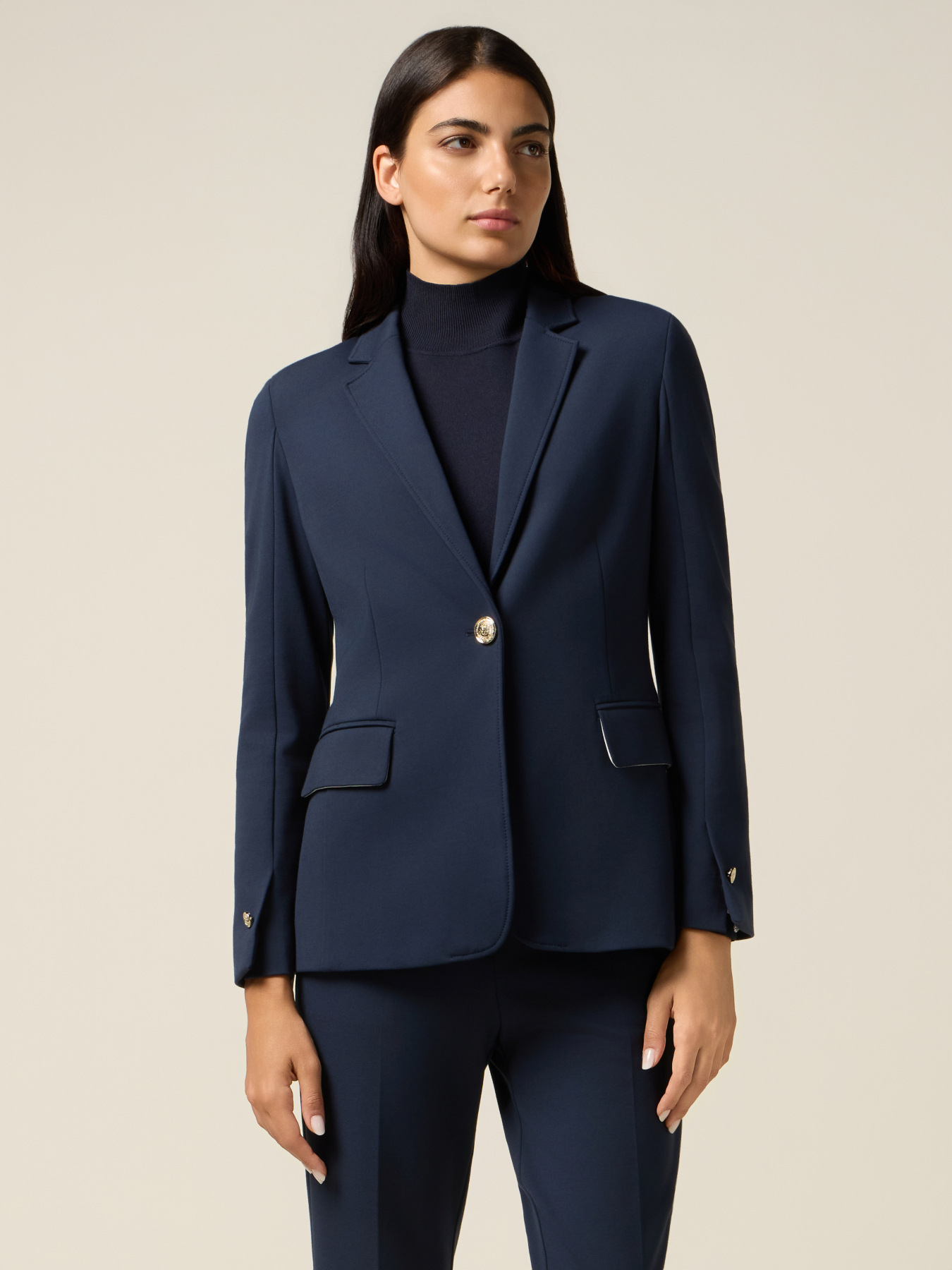 Blazer in punto milano image number 0
