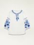 Bluse mit Stickerei image number 4