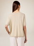 Pull en lurex avec col en V image number 1