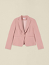 Single-breasted blazer with lapels image number 3