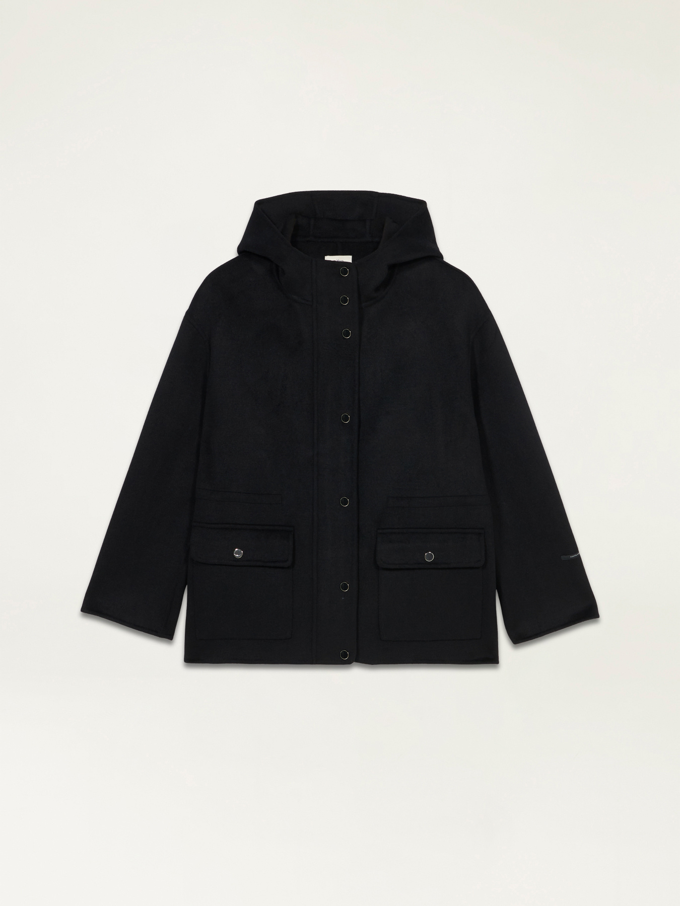 Parka in panno double misto lana image number 4