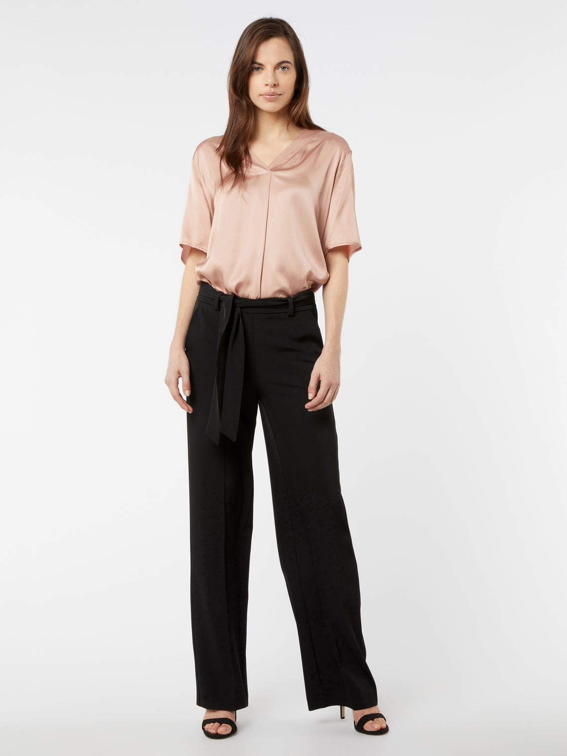 Pantaloni palazzo con fusciacca - Oltre.com