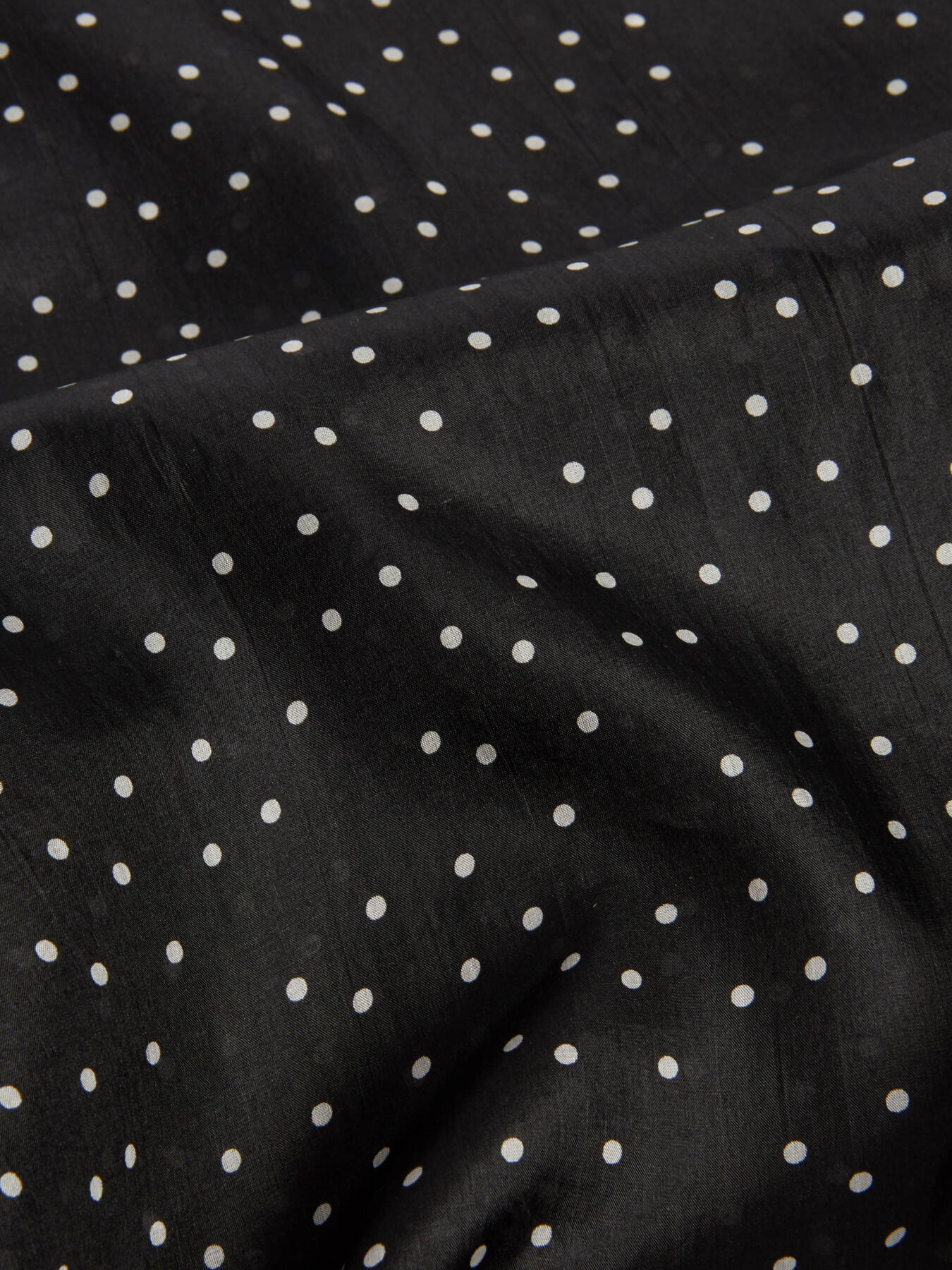 Sciarpa in seta a pois image number 2