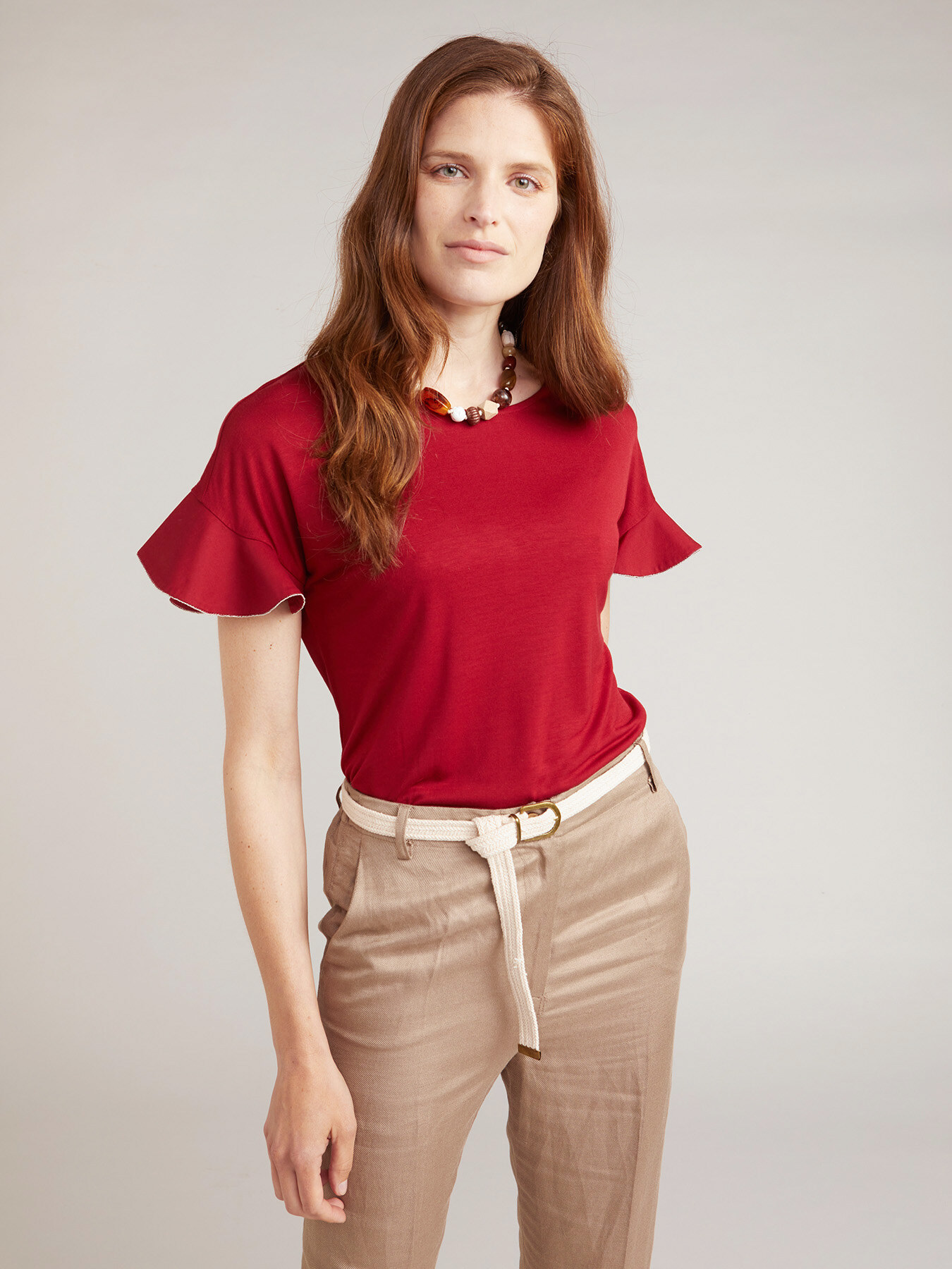 Camiseta con mangas de algod&oacute;n image number 2