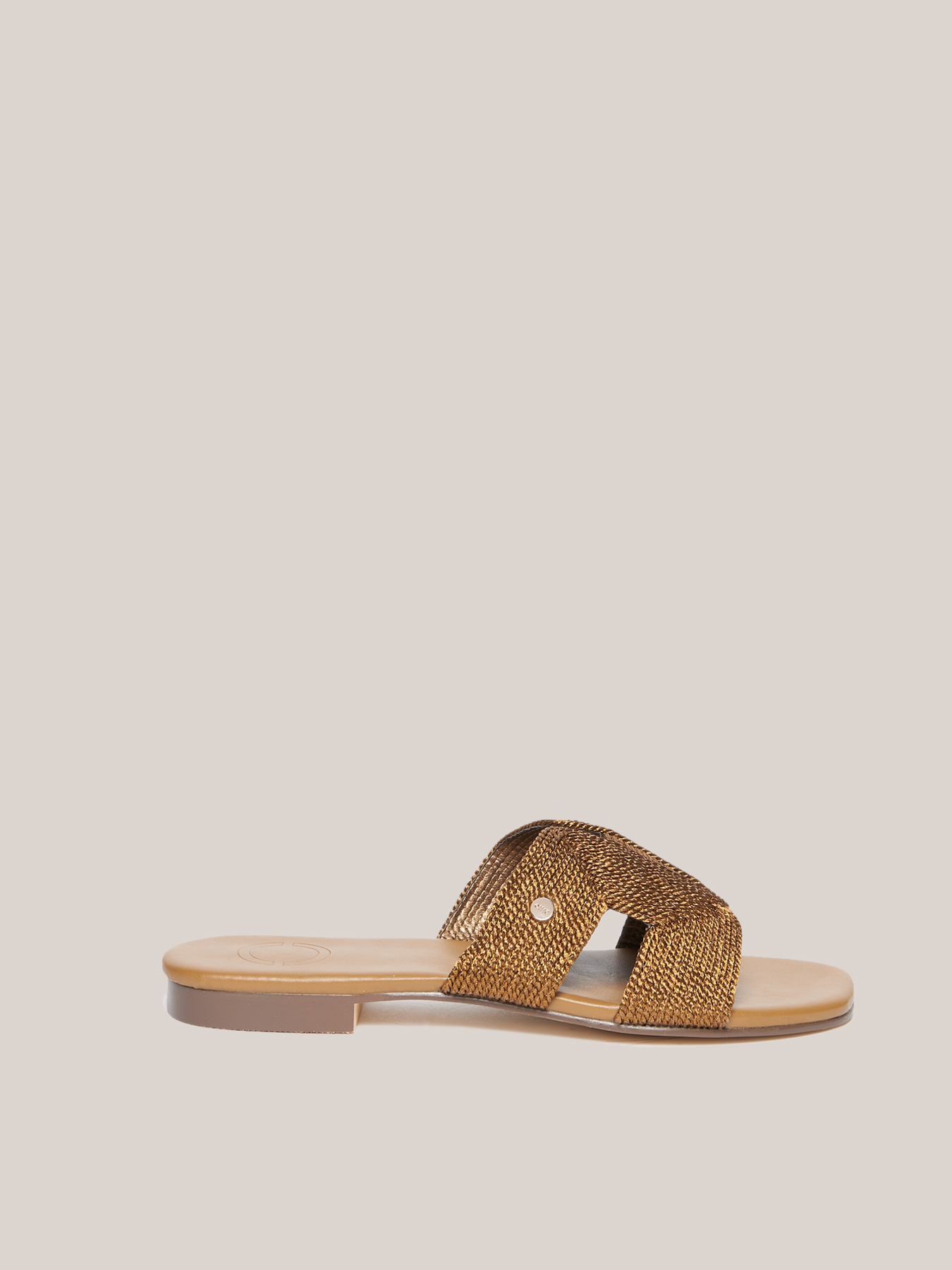 Sandalias planas con banda de cuerda image number 2