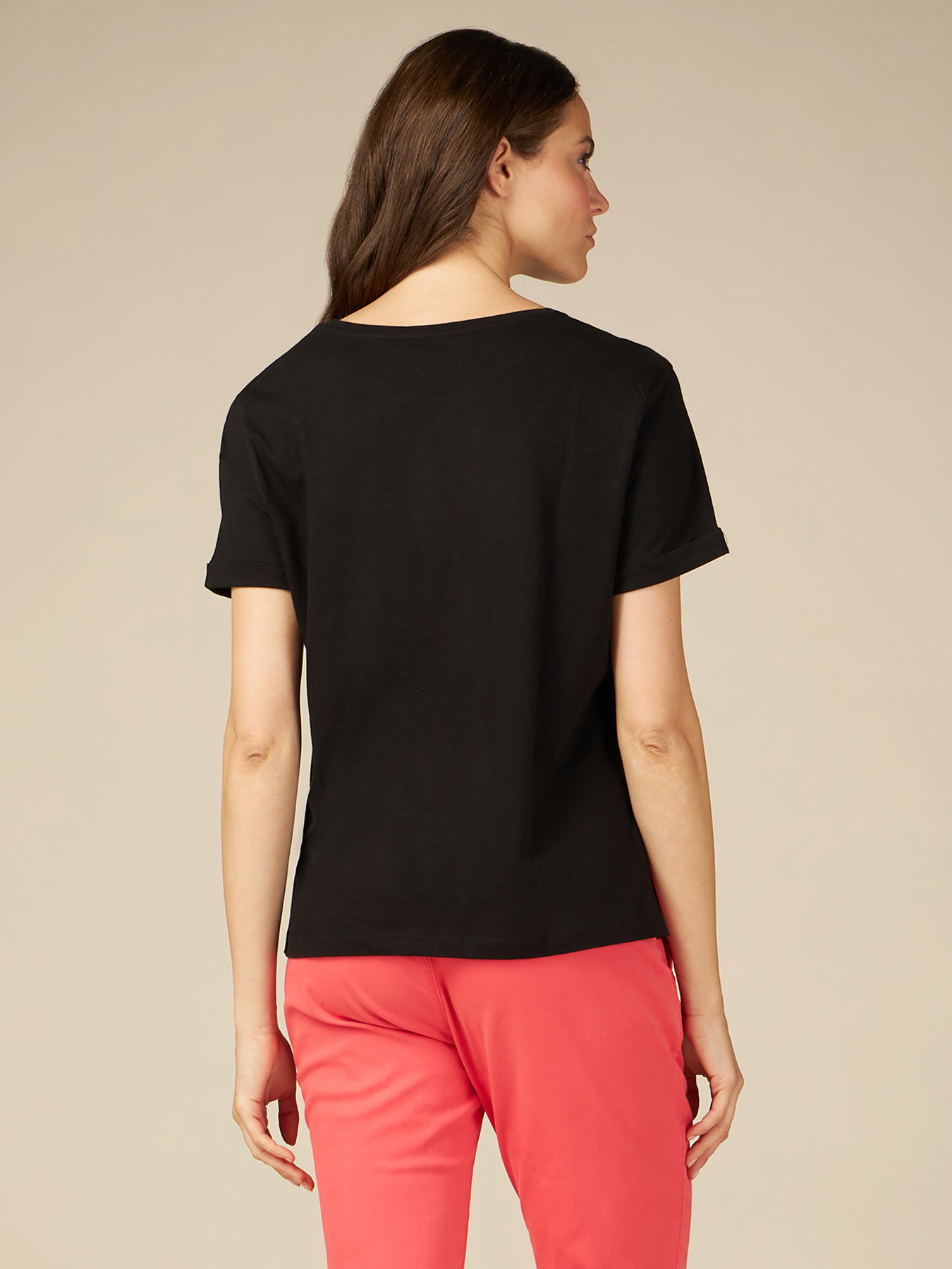 T-shirt avec pierres et perles image number 1