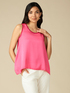 Dual-fabric A-line top image number 0