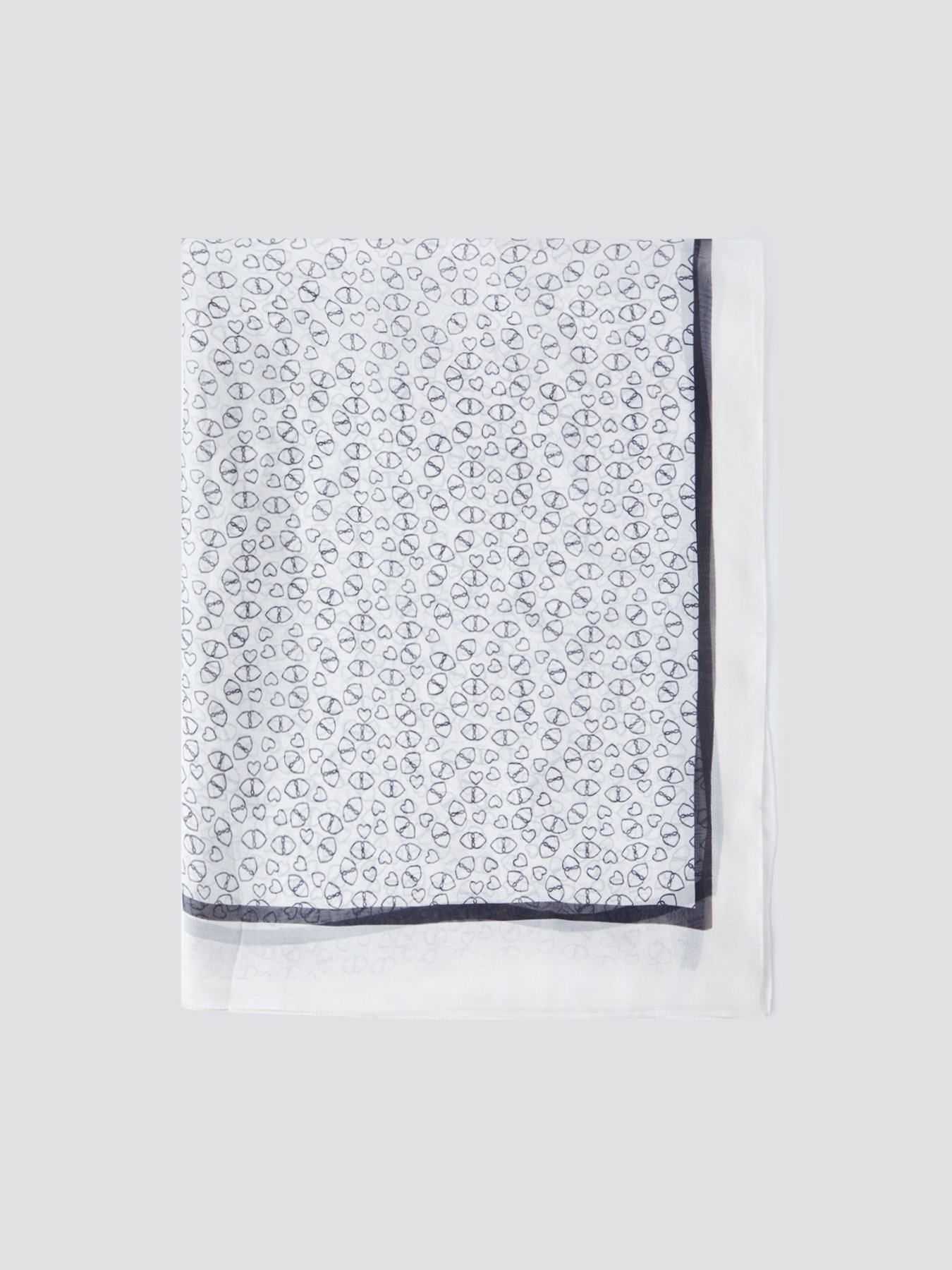 Foulard floreale in seta image number 0