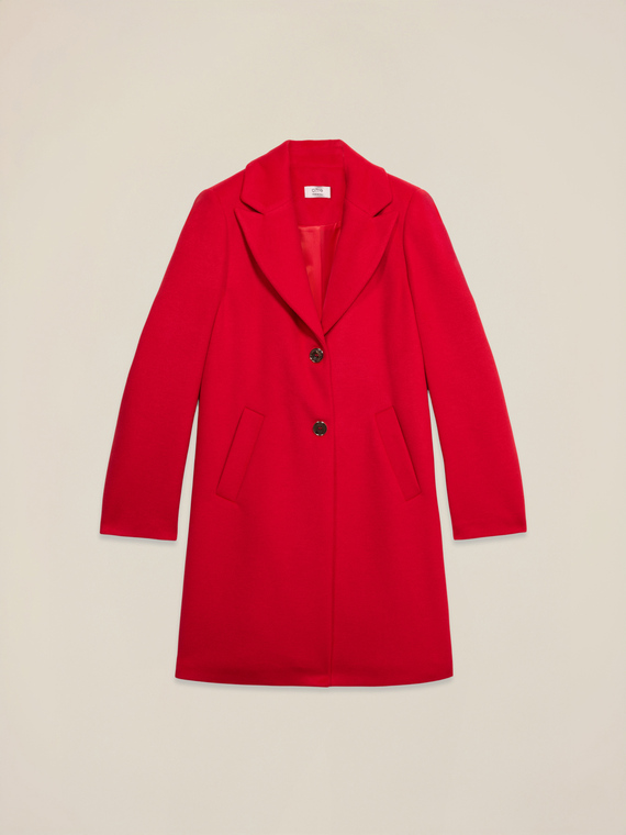 Manteau long en drap