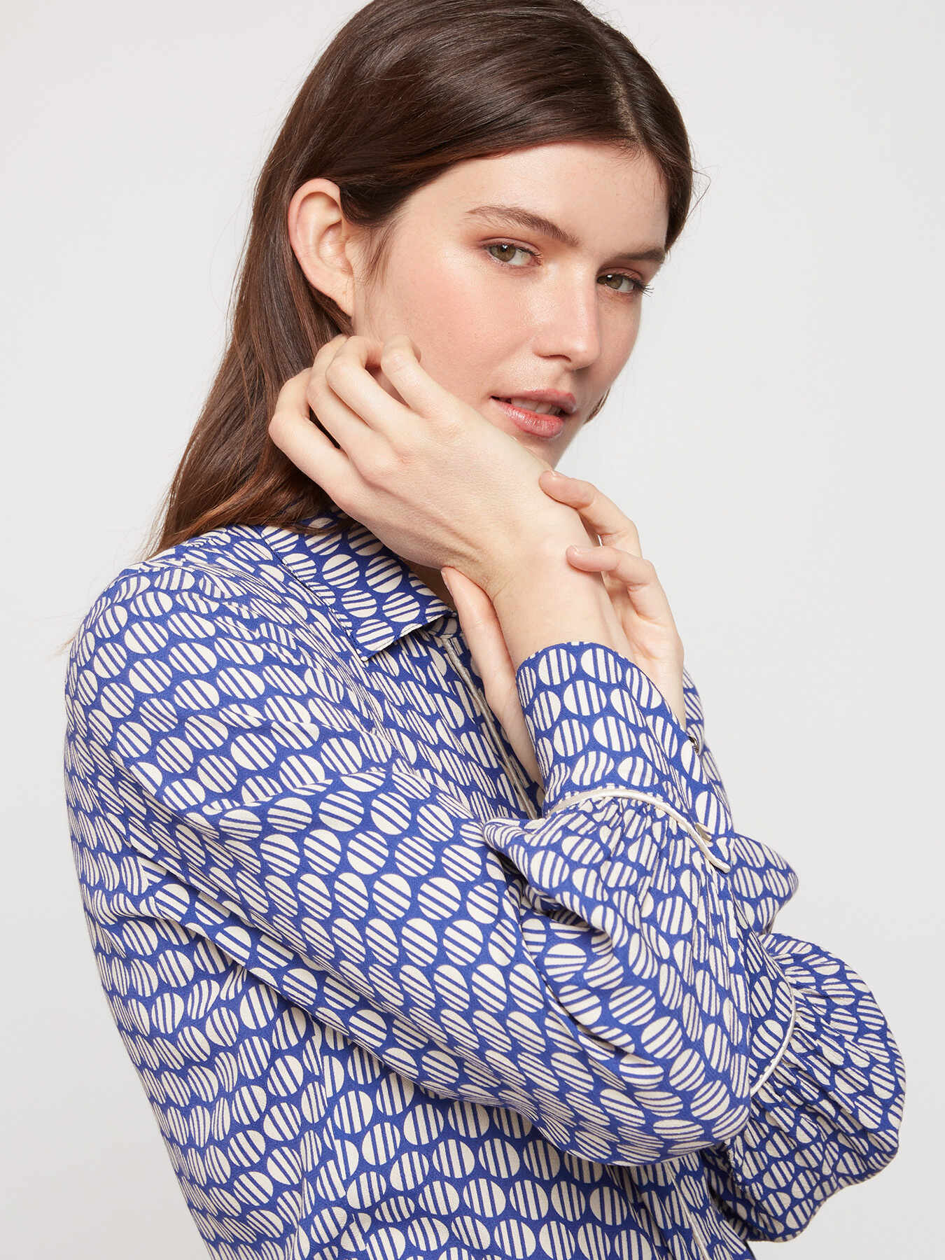 Camicia fantasia geometrica image number 2