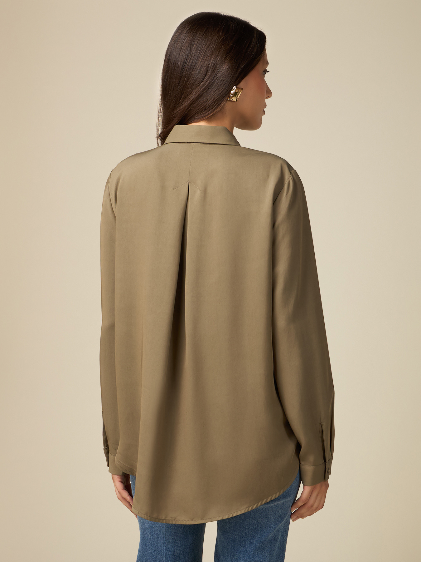 Shirt with embroidered pockets image number 1