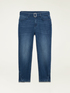 Jeans mit G&uuml;rtel und Schmuckschnalle image number 4