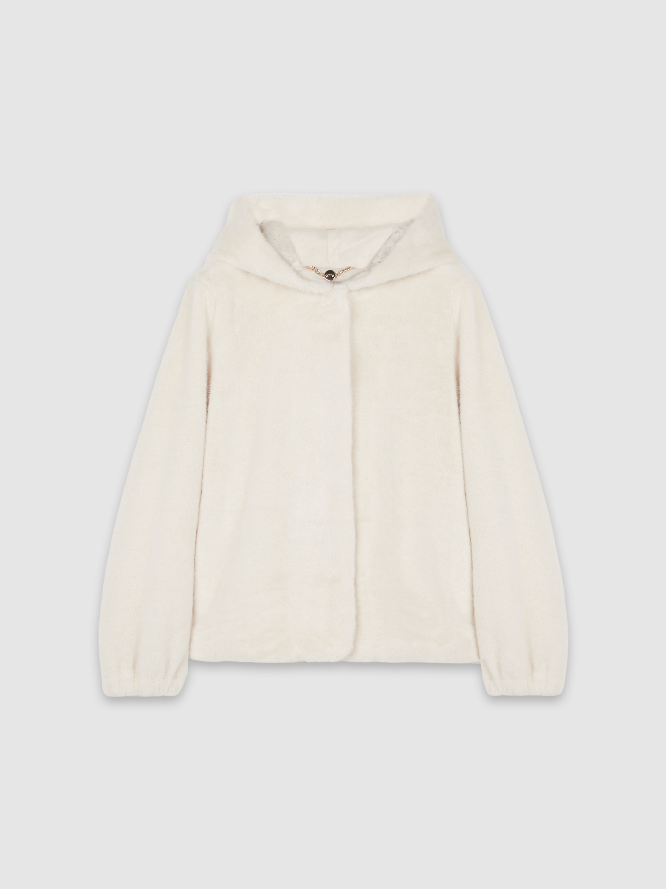 Pelliccia sintetica con cappuccio image number 1