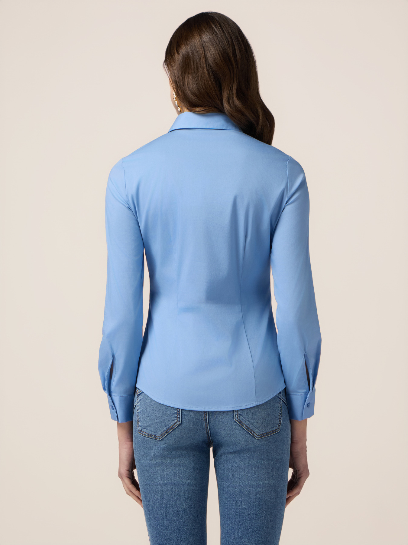 Popeline-Hemd mit Schmuckknopf image number 1