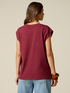 T-shirt en coton avec encolure en V image number 1