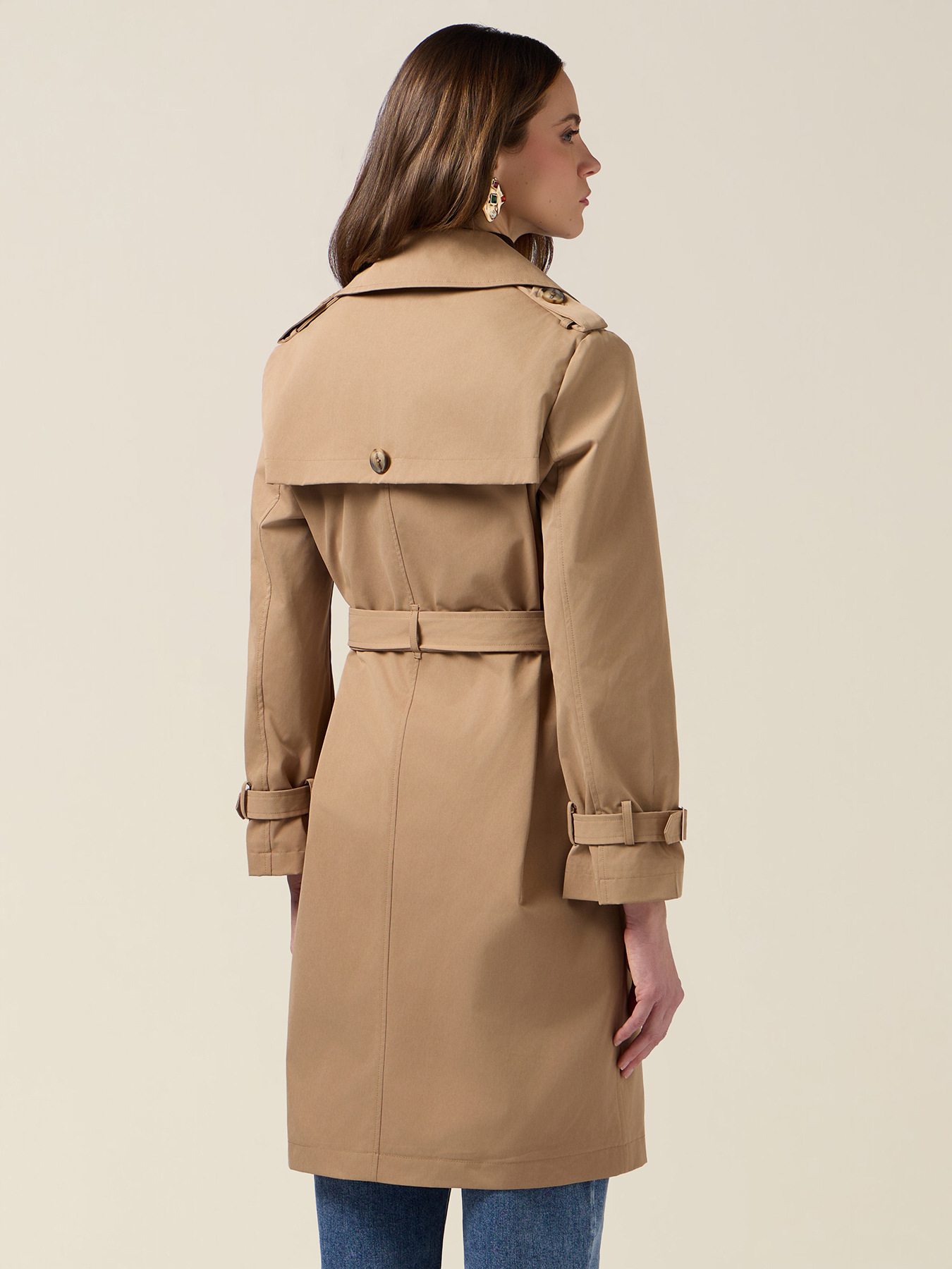 Double-breasted trench coat image number 1