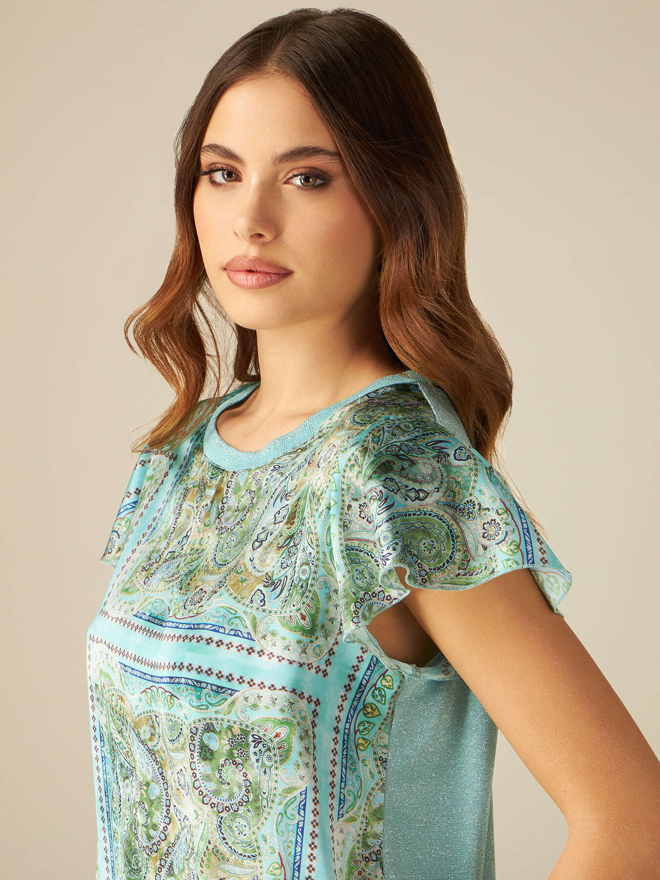 T-Shirt aus recycelten Bi-Materialien-Fasern image number 2