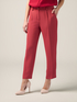 Fluid fabric trousers image number 3