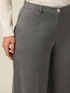 Cropped flannel trousers image number 2