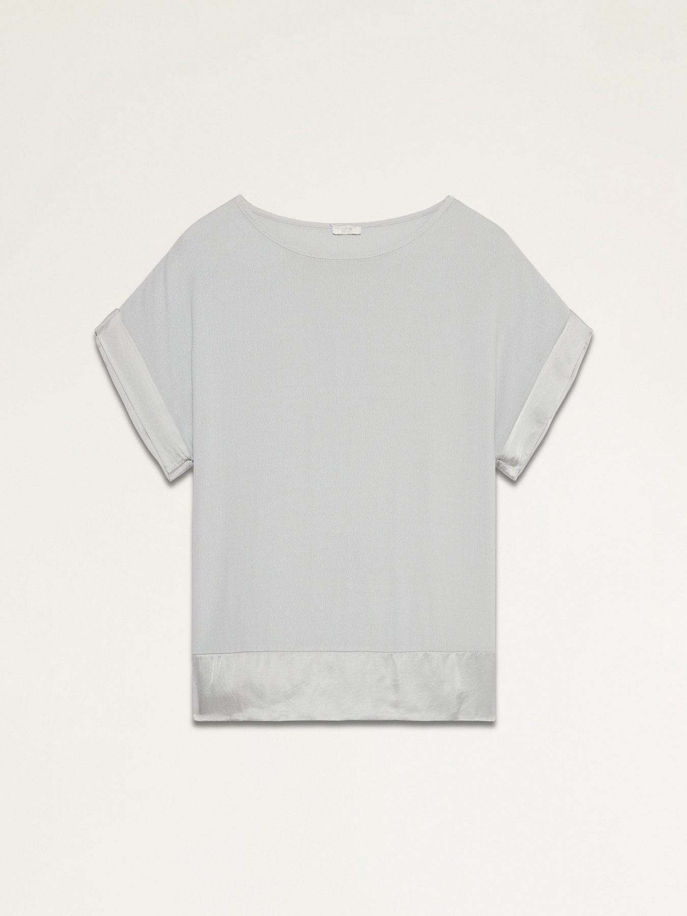 Blusa con dettagli in raso image number 3