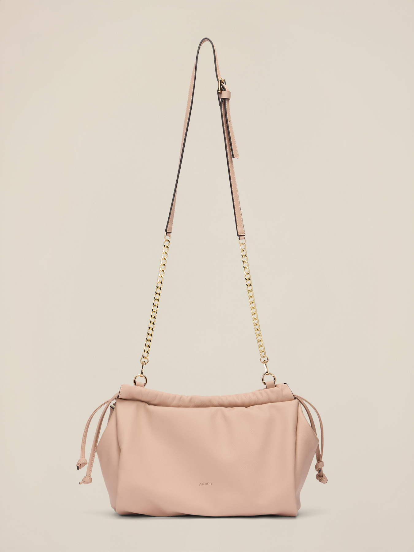 Borsa a tracolla in vera pelle image number 0