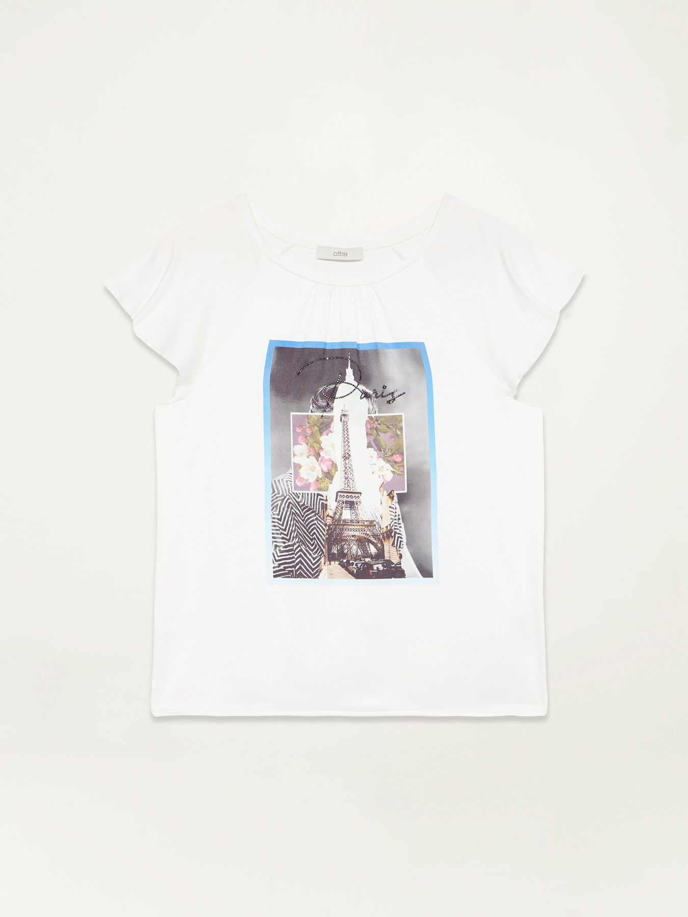 T-shirt bi-mati&egrave;re avec impression image number 4
