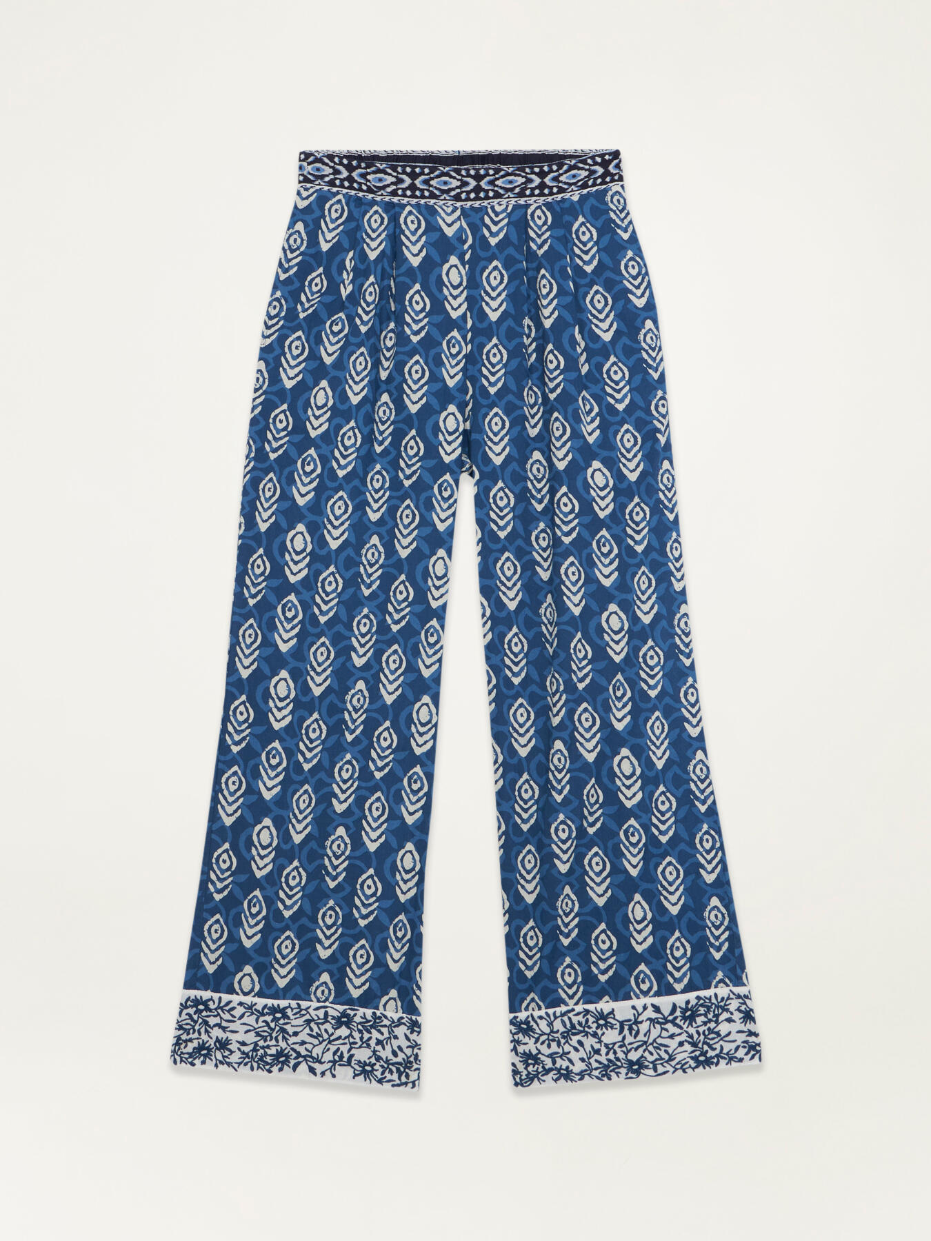 Ikat patterned trousers image number 4