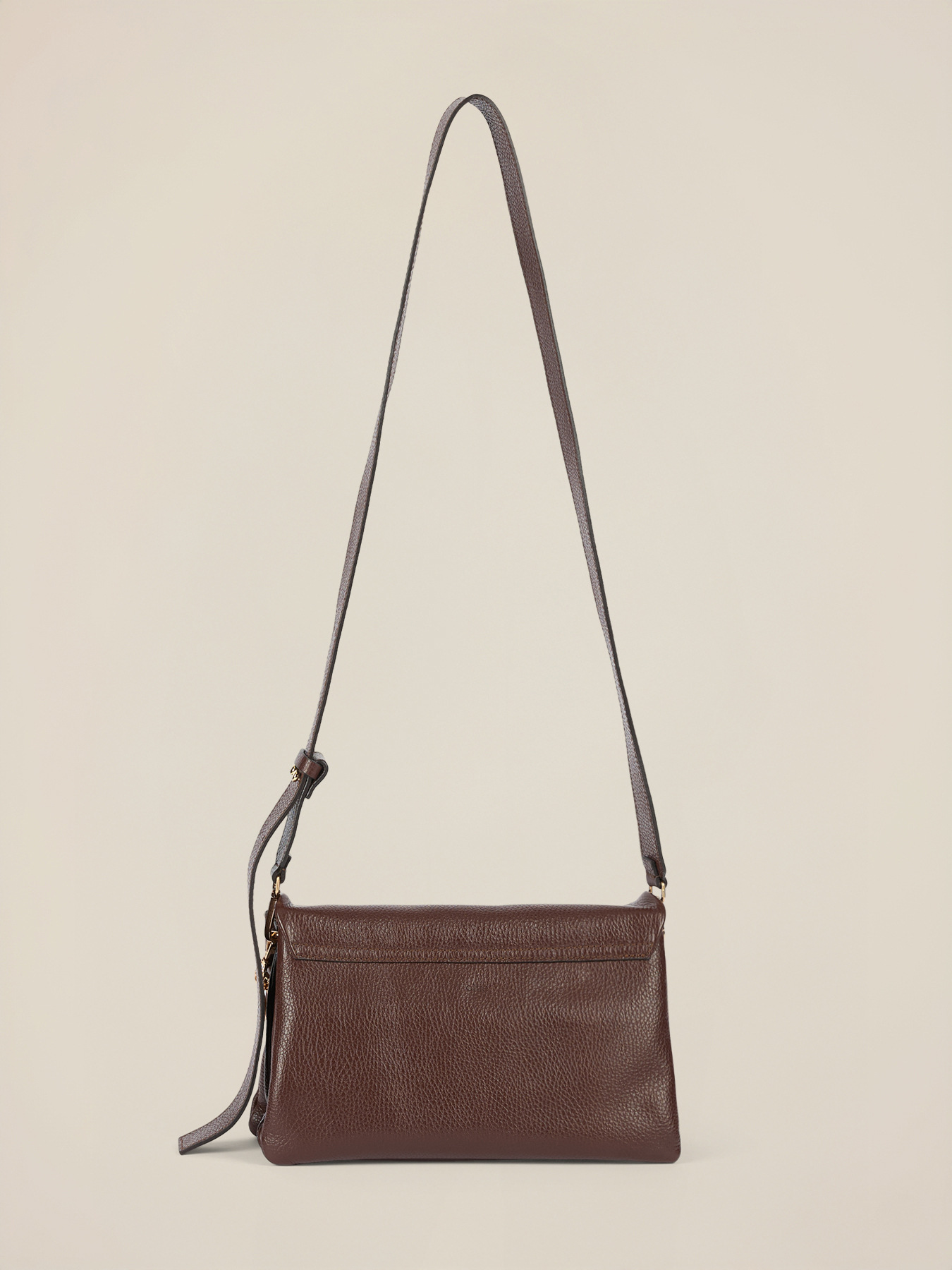 Bolso bandolera peque&ntilde;o de cuero genuino image number 2