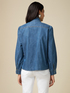 Denim shirt with bow image number 1