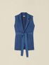 Gilet in tencel effetto denim image number 3