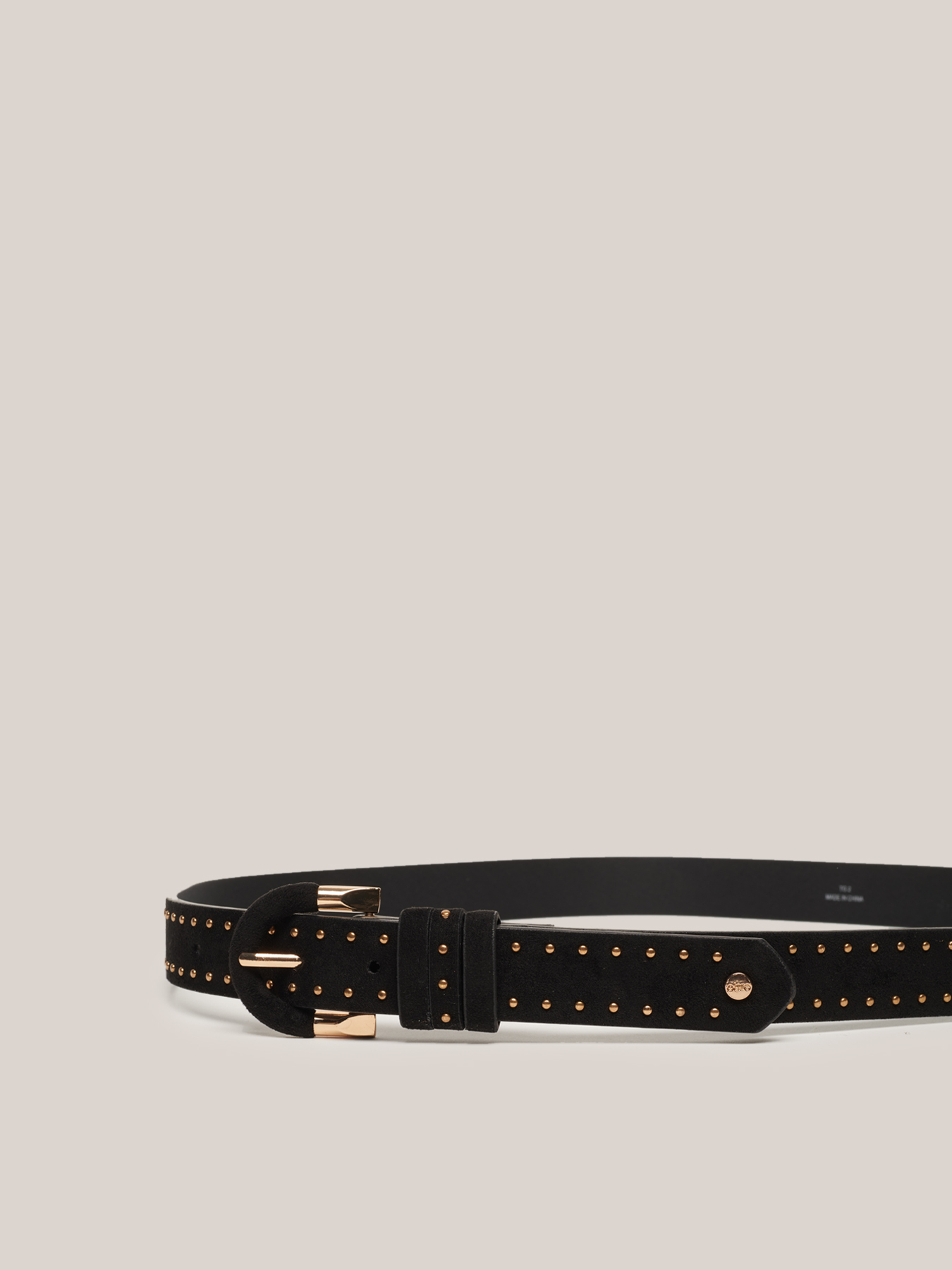 Cintura con micro borchie image number 2