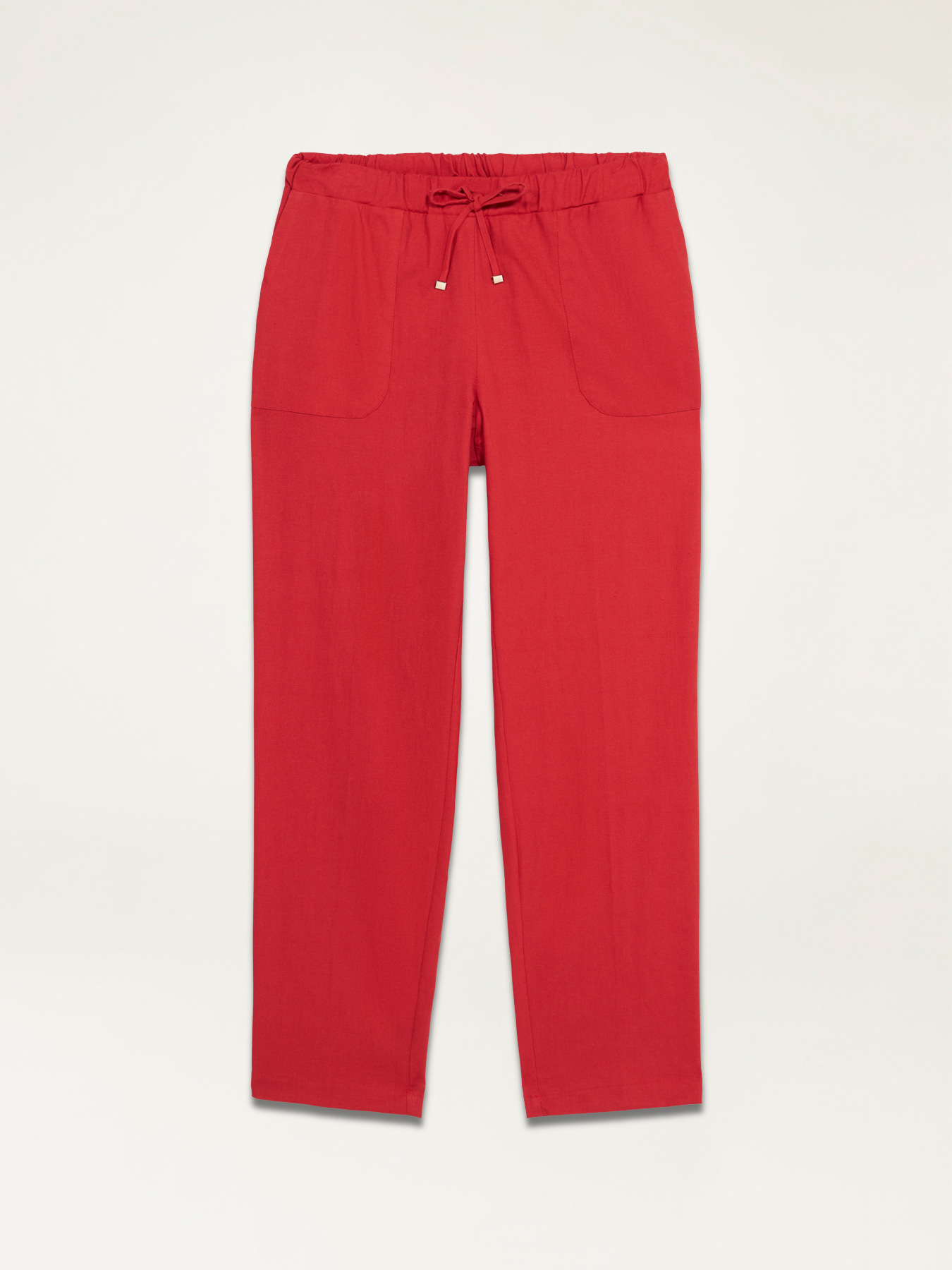 Linen blend joggers image number 4