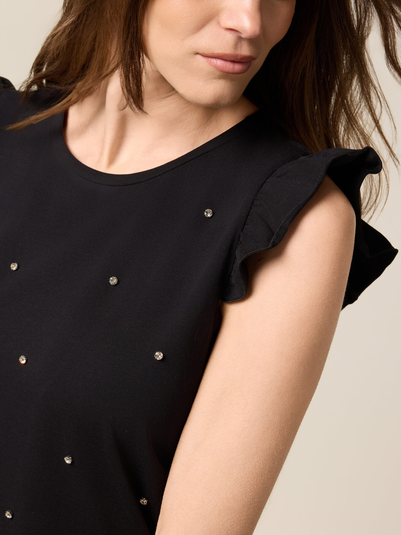 Jersey top with gussets image number 2